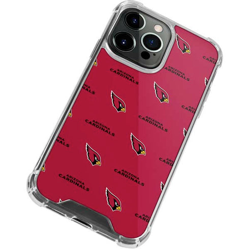 NFL Arizona Cardinals Blitz Series iPhone 15 Pro Clear Case